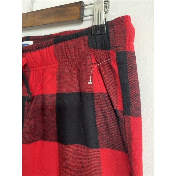 Old Navy Buffalo Check Bold Plaid Pajama Pants Women's M Red Black NEW - Picture 5 of 9